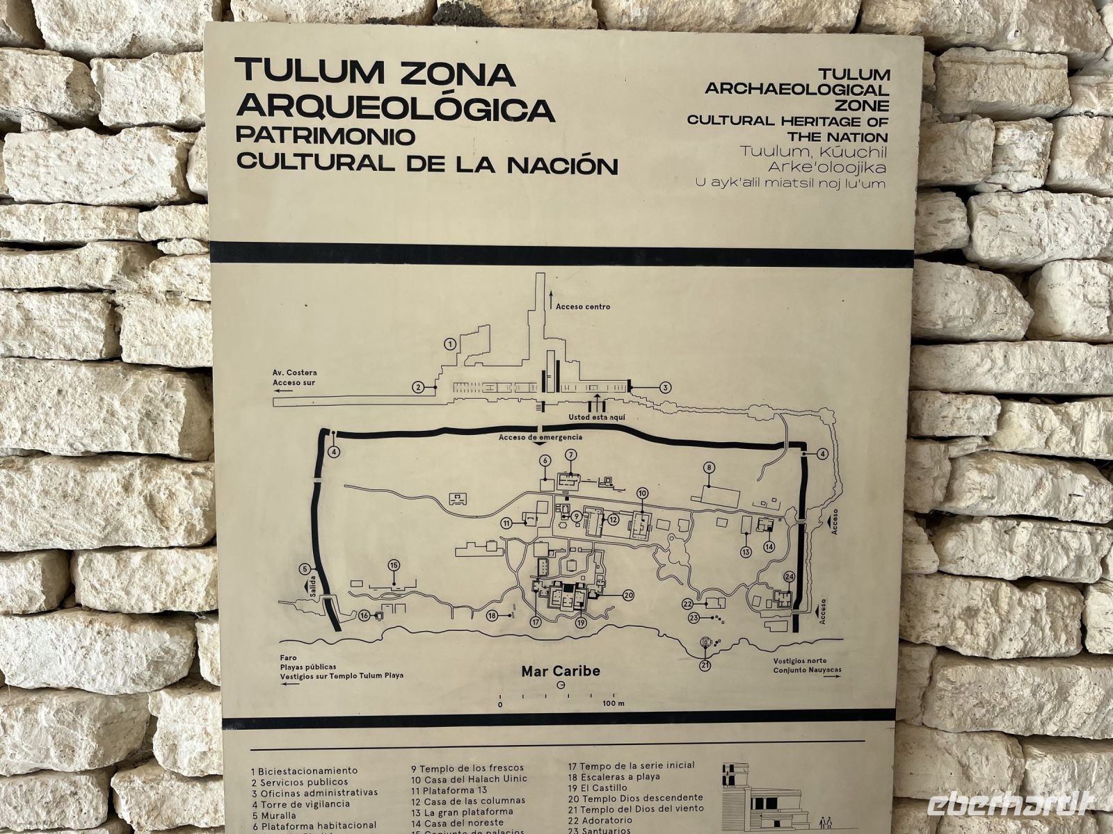 Lageplan, Tulum &ndash; &copy; Valentin Meyer-Plath (Eberhardt TRAVEL)