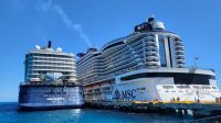 Kreuzfahrt Karibik - Die Mein Schiff 6 und MSC in Costa Maya, Mexiko &ndash; &copy; Franziska Bergmann (Eberhardt TRAVEL)