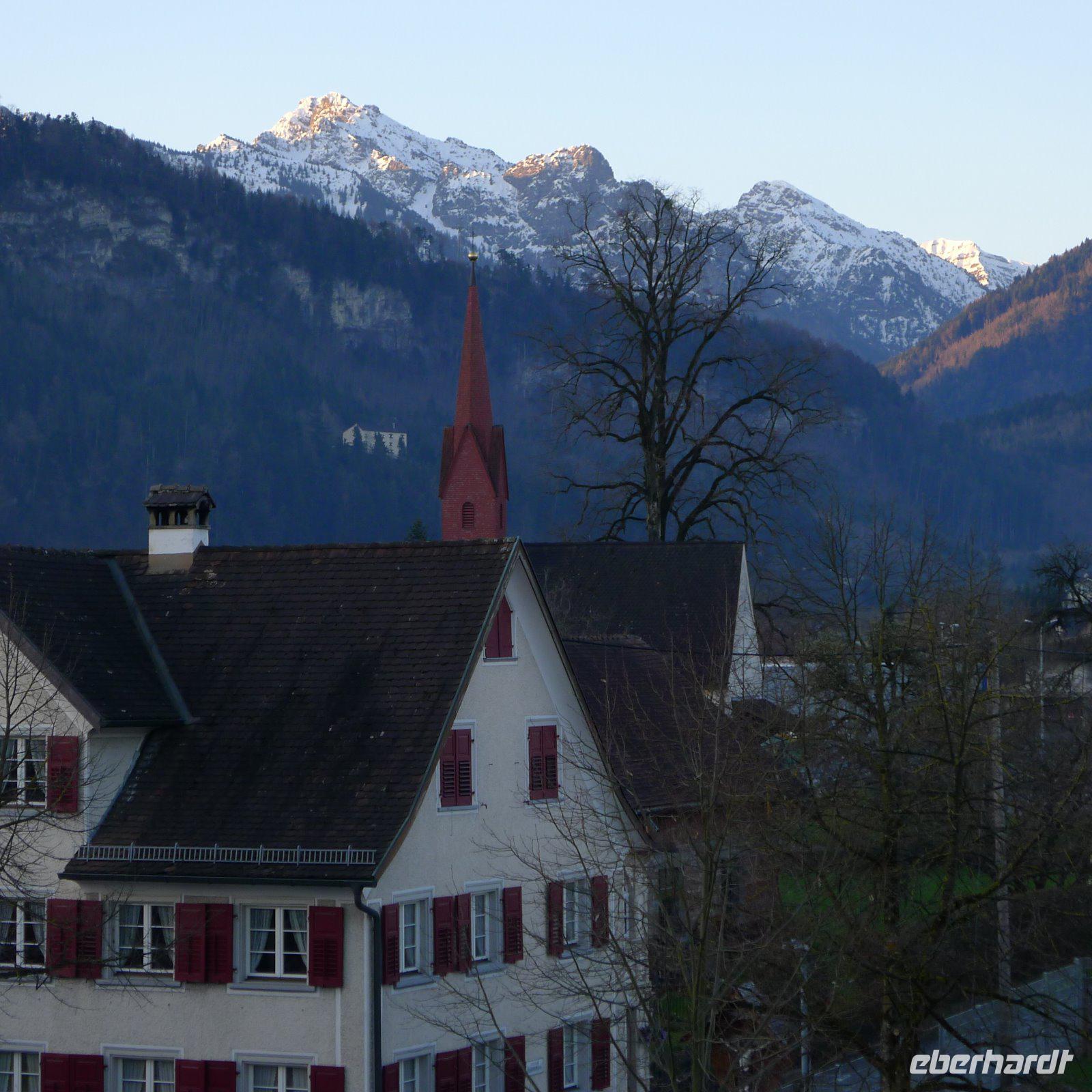P1190830.,Feldkirch,Blick aus Hotel (1) &ndash; &copy; Claudia Hartwich (Eberhardt TRAVEL)