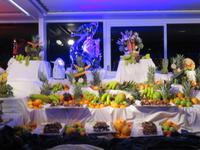 Mein Schiff 3 - Poolparty - Früchte-Buffett mit Eisskulpturen &ndash; &copy; Annette Weise (Eberhardt TRAVEL)