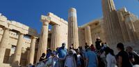 Athen - der Propyläen - der Zugangsbereich zur Akropolis   &ndash; &copy; Annette Zocher (Eberhardt TRAVEL)