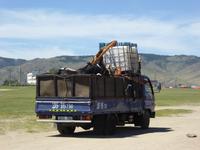 Jurte auf LKW &ndash; &copy; Sabine Letzybyll (Eberhardt TRAVEL)