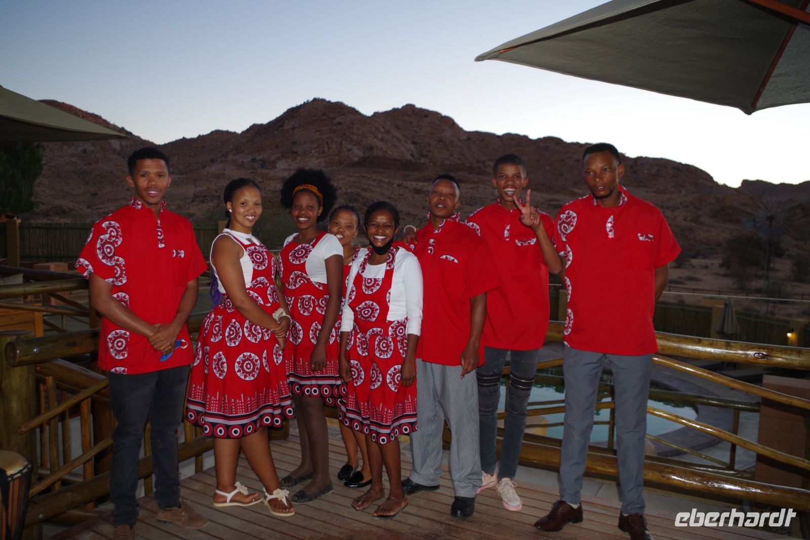 Klein Aus Vista Lodge - Schulchor von Aus &ndash; &copy; Annett Müller (Eberhardt TRAVEL)