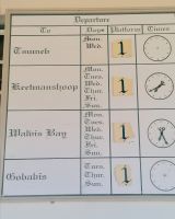 387-Fahrplan Windhoek &ndash; &copy; Susanne Schirmann (Eberhardt TRAVEL)