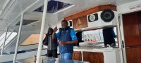Bootsfahrt in der Lagune Walvis Bay - best crew &ndash; &copy; Annett Müller (Eberhardt TRAVEL)