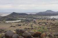 am namibischen Stausee &ndash; &copy; Sylvia Sann (Eberhardt TRAVEL)