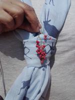 Wilder Pfeffer an Oryx-Textil. Pittoresk, pittoresk :)