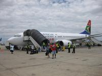 Dieser Flieger brachte uns nach Windhoek &ndash; &copy; Annette Zocher (Eberhardt TRAVEL)