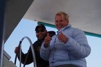 Namibia - Walvis Bay - Kapitänin Carol-Ann und Skipper &ndash; &copy; Annett Müller (Eberhardt TRAVEL)