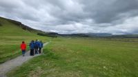 Rundreise Island - Besuch der erodierten Basaltsäulen bei Kirkjubæjarklaustur &ndash; &copy; Franziska Bergmann (Eberhardt TRAVEL)