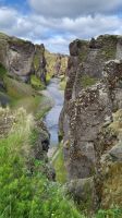 Rundreise Island - kleine Wanderung zur Schlucht Fjaðrárgljúfur &ndash; &copy; Franziska Bergmann (Eberhardt TRAVEL)