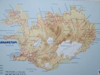 Karte von Island