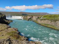 Goðafoss, der Wasserfall der Götter