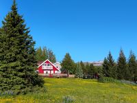 Unser Familienhotel in der stillen isländischen Sommernacht