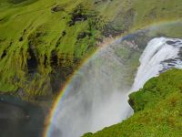 Ganz oben beim Skógafoss &ndash; &copy; Monika Cortese (Eberhardt TRAVEL)