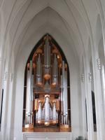 0038 Island -  Reykjavik -  Hallgrimskirkja - Orgel &ndash; &copy; Annette Weise (Eberhardt TRAVEL)