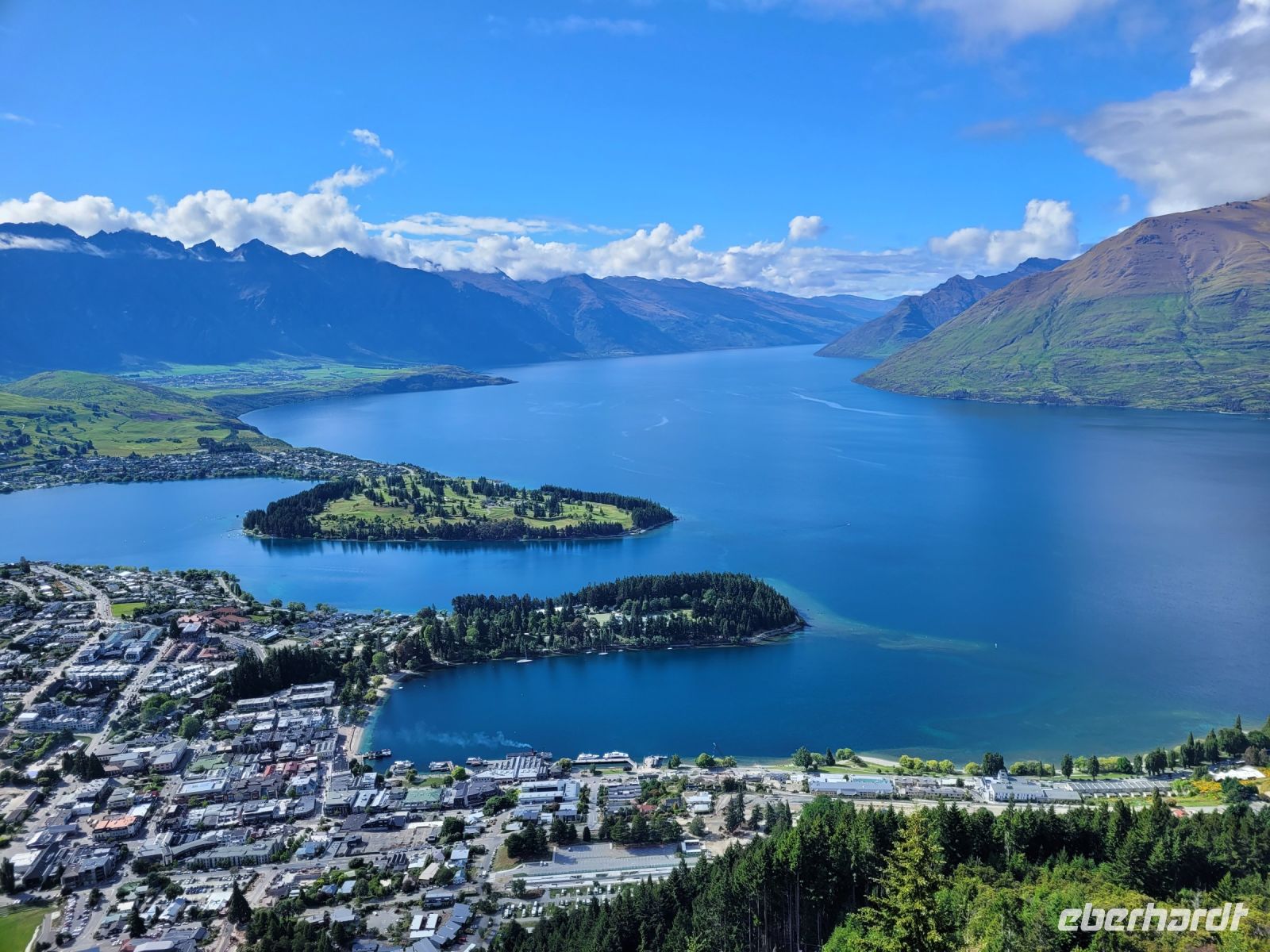 15-001a Queenstown - Blick von der Bergstation der Gondel &ndash; &copy; Jens Petzoldt (Eberhardt TRAVEL)