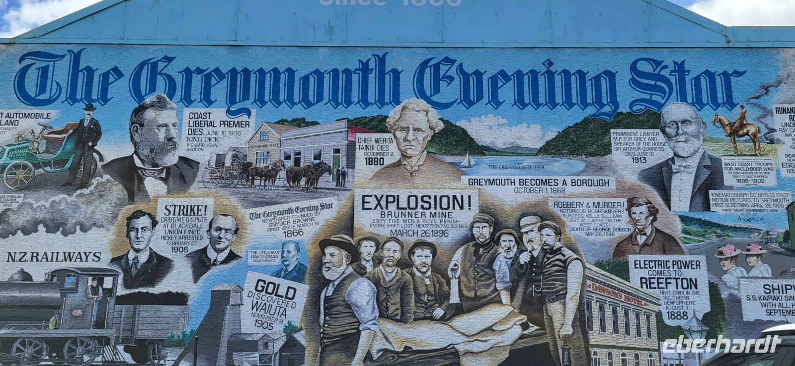 371 Tageszeitung Greymouth &ndash; &copy; Susanne Schirmann (Eberhardt TRAVEL)