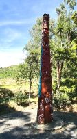Warakei, Grenzsäule der Maori &ndash; &copy; Simone Willner (Eberhardt TRAVEL)