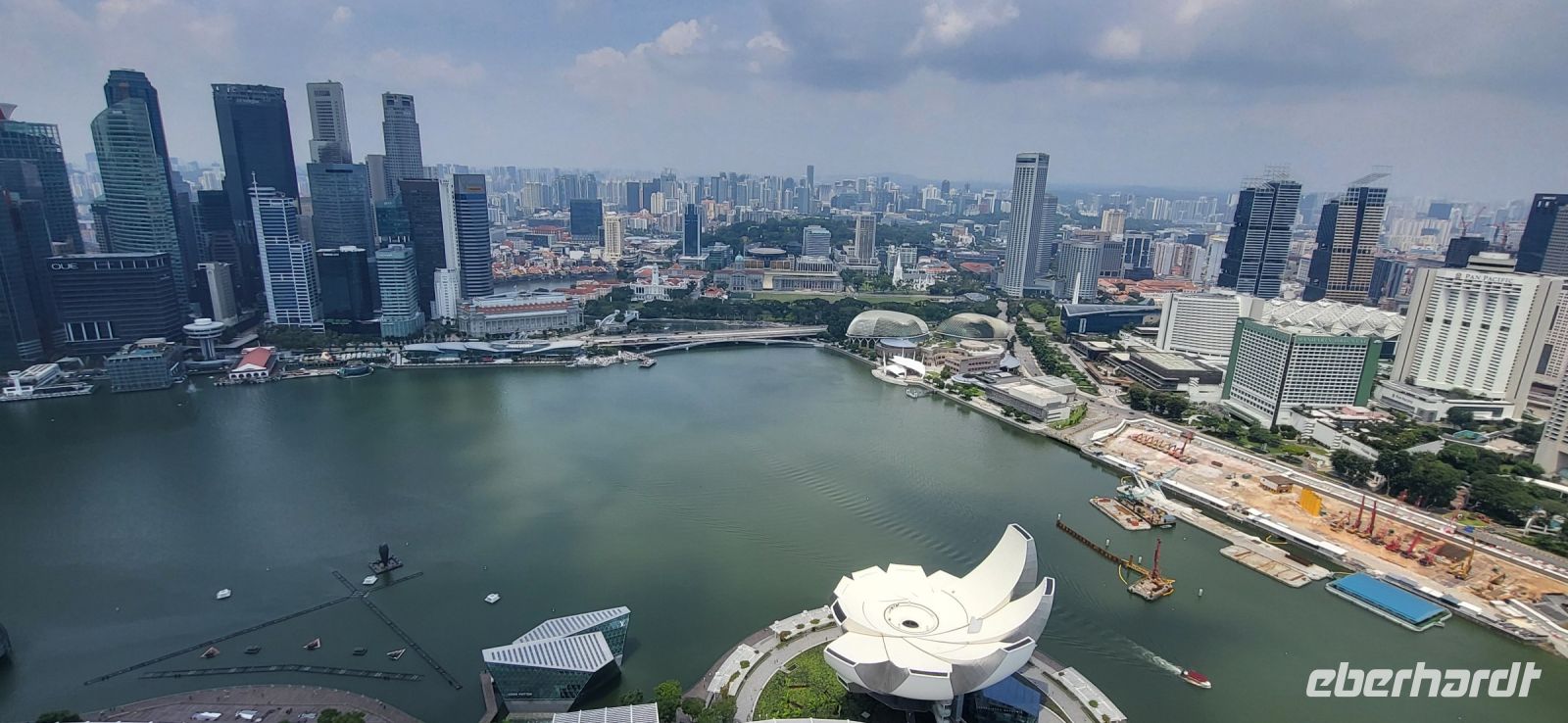 13 Aussicht vom Skypark des Marina Bay Sands Hotel &ndash; &copy; Susanne Schirmann (Eberhardt TRAVEL)