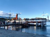 Die TSS Earnslaw vor Walters Peak &ndash; &copy; Simone Willner (Eberhardt TRAVEL)
