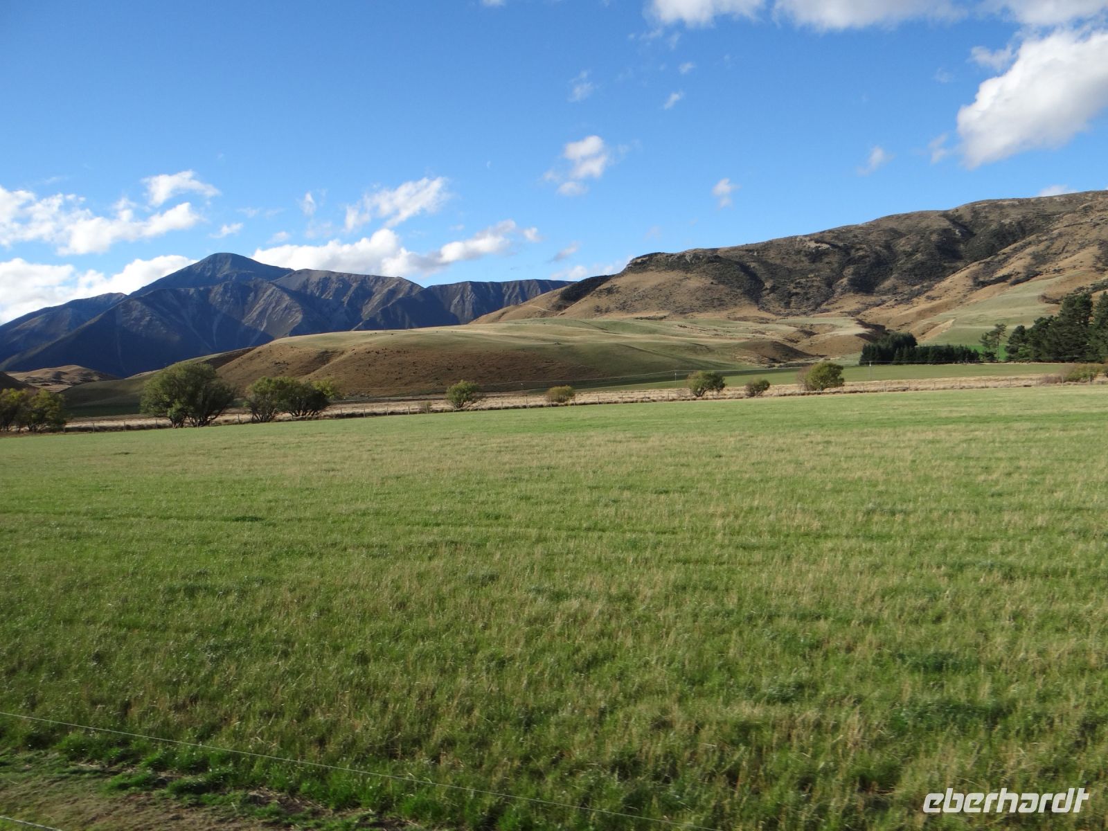 Es wird grüner, die Canterbury Plains sind nicht mehr weit. &ndash; &copy; Vivian Kreft (Eberhardt TRAVEL)