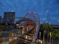 Singapur, Illumination wird großgeschrieben, sorgt für Sicherheit und erfreut das Auge. &ndash; &copy; Vivian Kreft (Eberhardt TRAVEL)