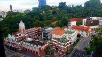 Große Rundreise Neuseeland: Die Aussicht von unserer Hotel Dachterrasse in Singapur.  &ndash; &copy; Martina Wegener (Eberhardt TRAVEL)