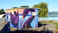 Große Rundreise Neuseeland: Öffentliche Toiletten in Waihola.  &ndash; &copy; Martina Wegener (Eberhardt TRAVEL)