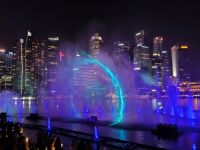 Spectra Lightshow Singapur  &ndash; &copy; Heike Jack (Eberhardt TRAVEL)