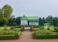 Gartenhäuschen im Park von Rotorua