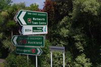 Wegweiser Auckland &ndash; &copy; Cindy Streidt (Eberhardt TRAVEL)