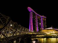 Singapur bei Nacht &ndash; &copy; Anna Stiebing (Eberhardt TRAVEL)