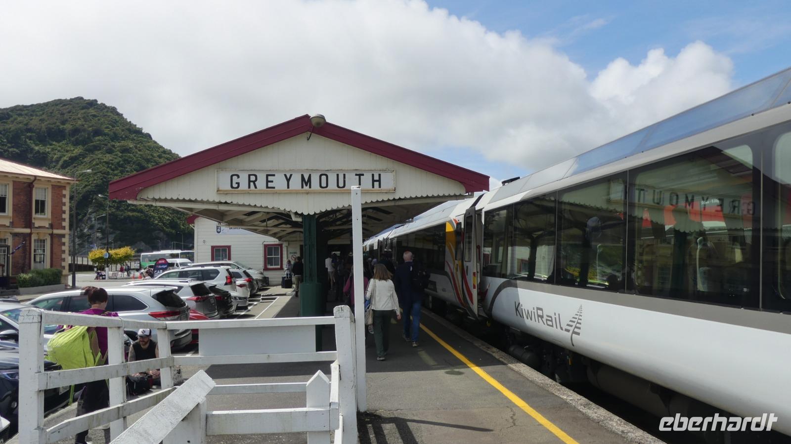 Greymouth, Bahnhof &ndash; &copy; Frank Nimschowski (Eberhardt TRAVEL)