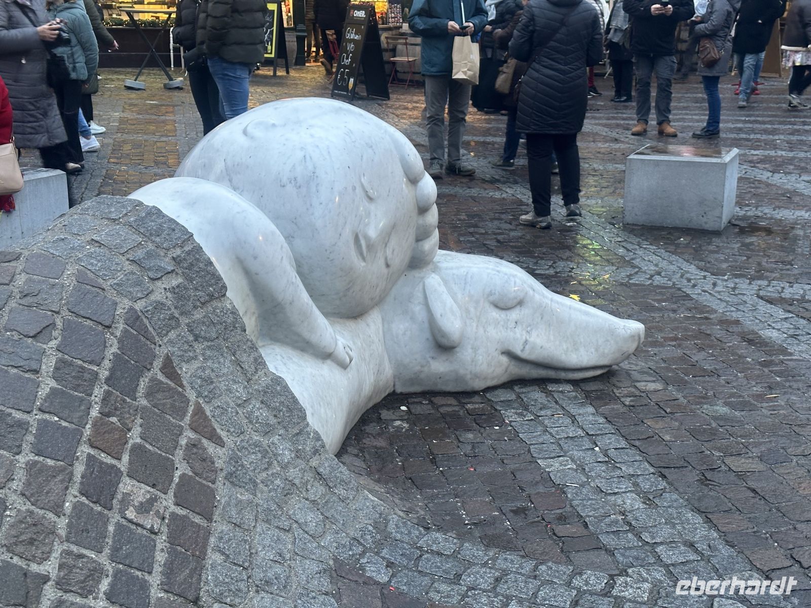 Antwerpen - Grote Markt - Nello und Patrasche &ndash; &copy; Sabine Letzybyll (Eberhardt TRAVEL)