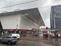 Amsterdam- moderne Anbau des Stedelijk Museum 