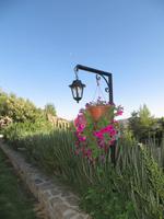 Garten hinter dem Hotel 