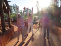 Morgengymnastik :-) &ndash; &copy; Anna Stiebing (Eberhardt TRAVEL)