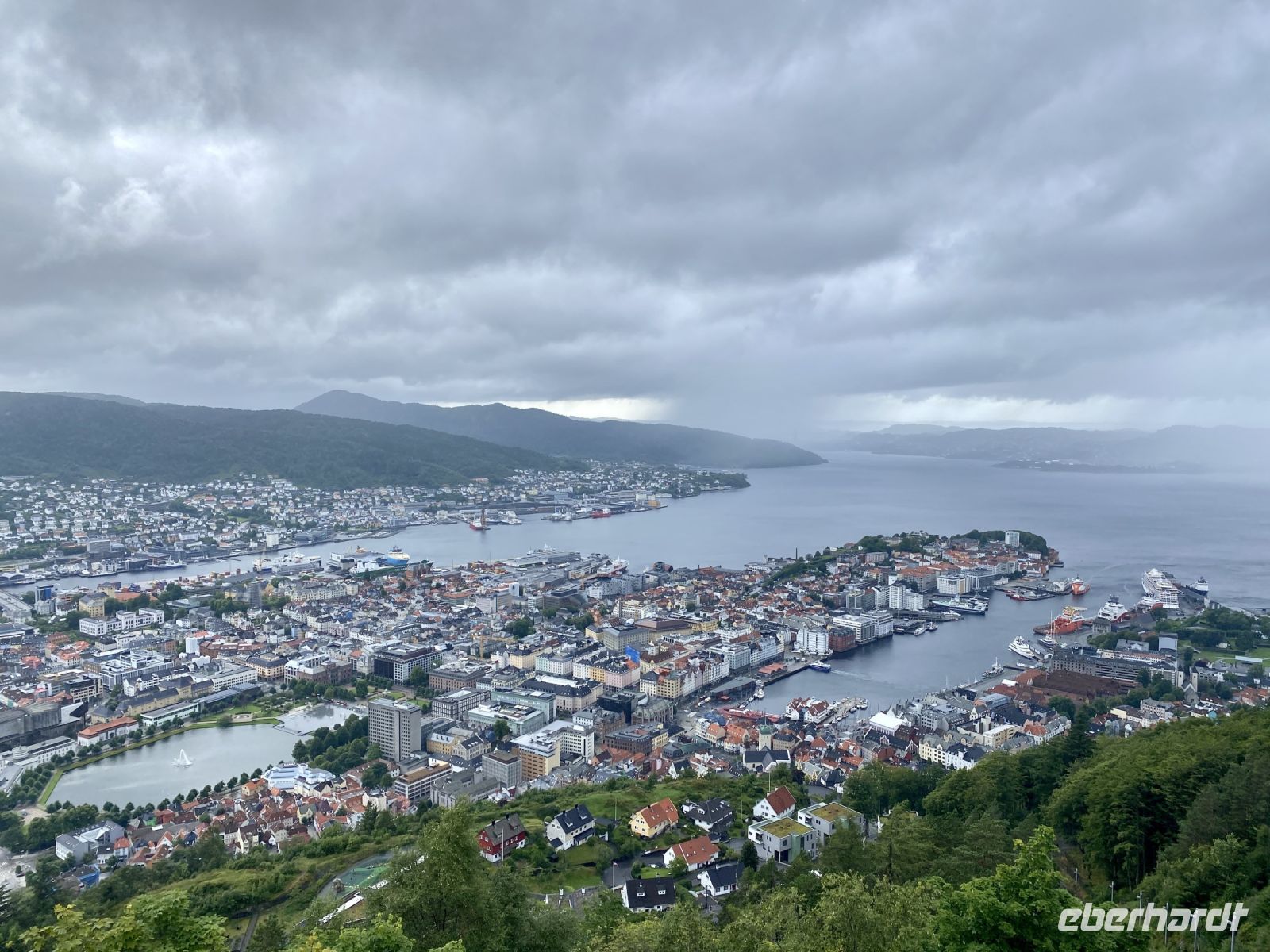 Tag 7 - Blick über Bergen  &ndash; &copy; Christin Kuschka (Eberhardt TRAVEL)
