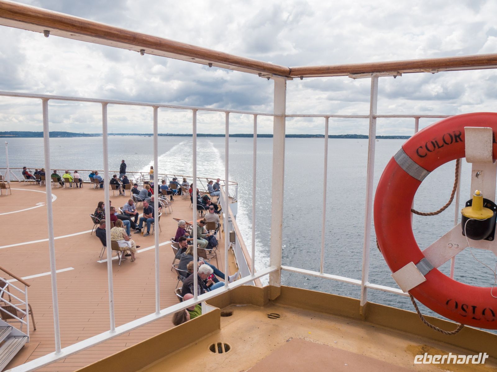 Color Line Sonnendeck &ndash; &copy; Anna Stiebing (Eberhardt TRAVEL)