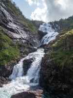 Stopp der Flambahn am Kjosfossen &ndash; &copy; Anna Stiebing (Eberhardt TRAVEL)