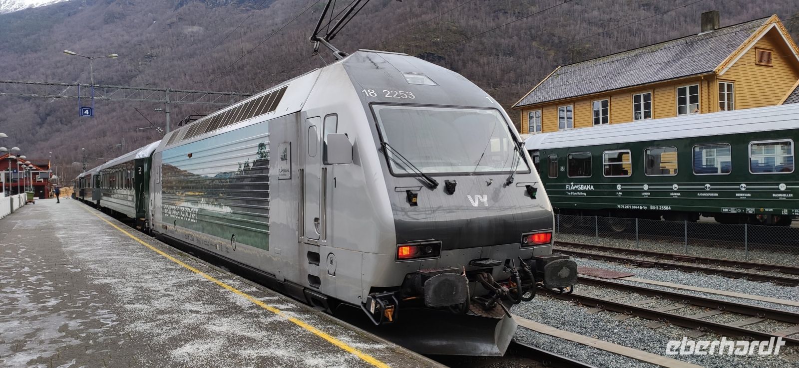01.01.2022 04 Fahrt mit der Flambahn, unser Zug &ndash; &copy; Konrad Füssel (Eberhardt TRAVEL)