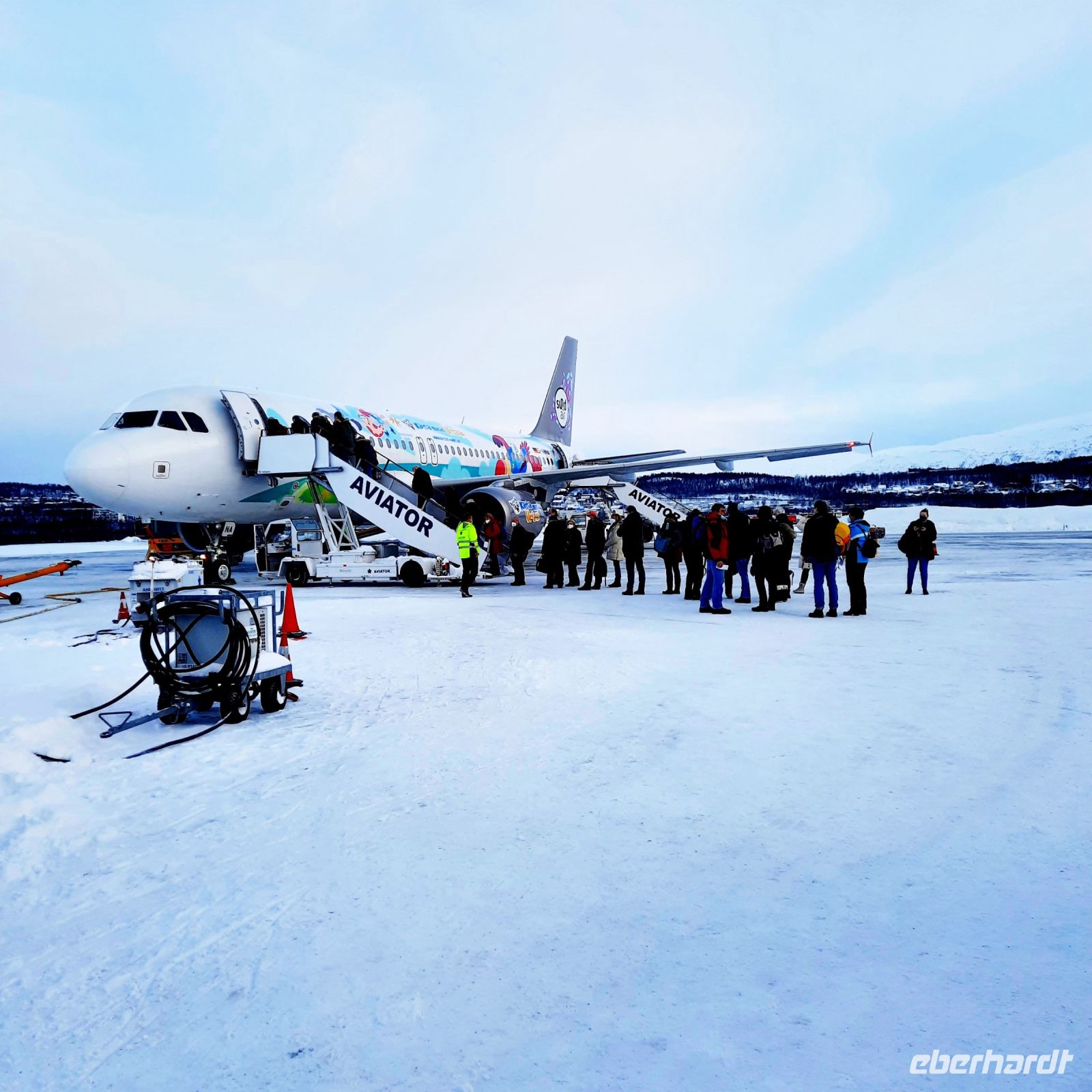 Flighafen Tromso - Rückflug mit Sundair nach Dresden.jpg &ndash; &copy; Annett Müller (Eberhardt TRAVEL)