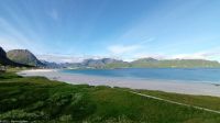 Flakstadøya - Sandstrand von Ramberg