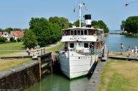 Göta Kanal - Das Blaue Band Schwedens - historischer Dampfer Wilhelm Tham in den Schleusen von Berg &ndash; &copy; Martin Büchner (Eberhardt TRAVEL)
