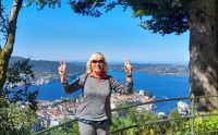RL Ingrid auf Wanderung zum Floyen, Hausberg von Bergen &ndash; &copy; Ingrid Langer (Eberhardt TRAVEL)