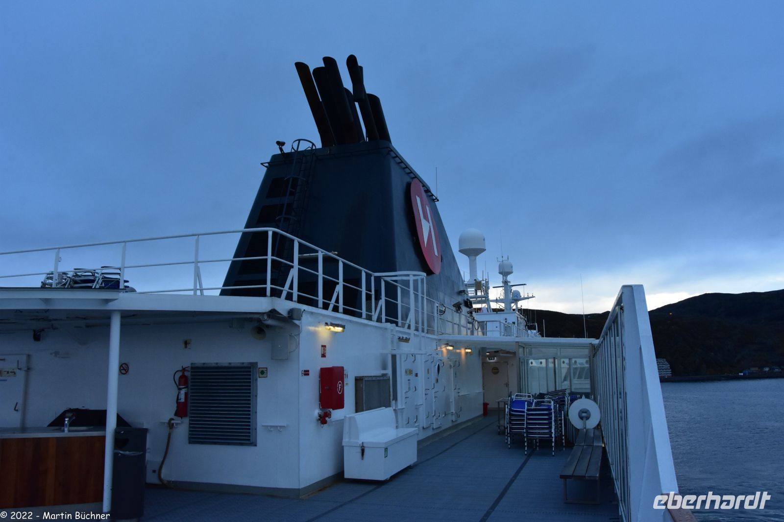 M/S Richard With im Hafen von Hammerfest &ndash; &copy; Martin Büchner (Eberhardt TRAVEL)