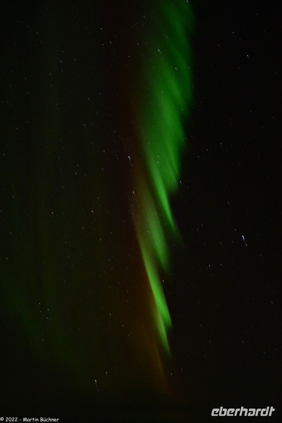 Hurtigruten - M/S Trollfjord auf dem Weg von Tromsø nach Skjervøy - Polarlicht - Nordlicht - Aurora Borealis &ndash; &copy; Martin Büchner (Eberhardt TRAVEL)