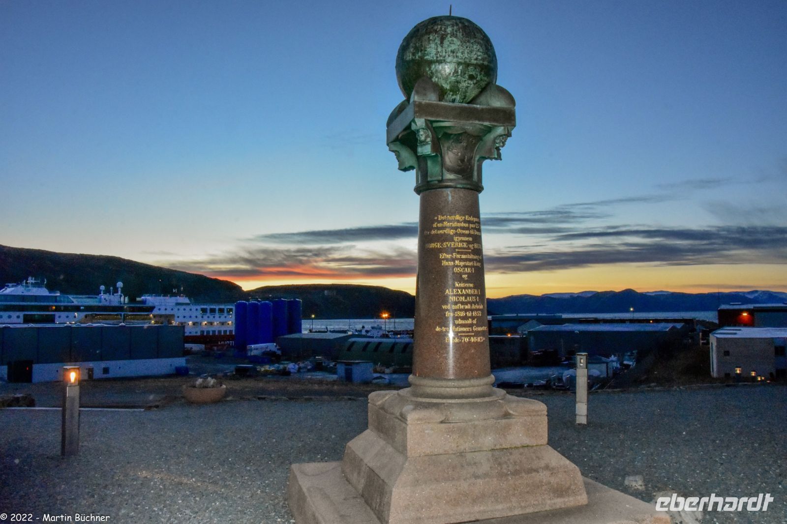 Hammerfest - UNESCO Weltkulturerbe Meridiansäule &ndash; &copy; Martin Büchner (Eberhardt TRAVEL)