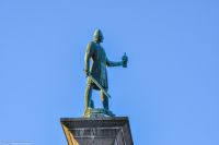 Wikinger König und Stadtgründer Olav Tryggvason auf dem Stortorget (Hauptplatz) in Trondheim &ndash; &copy; Martin Büchner (Eberhardt TRAVEL)